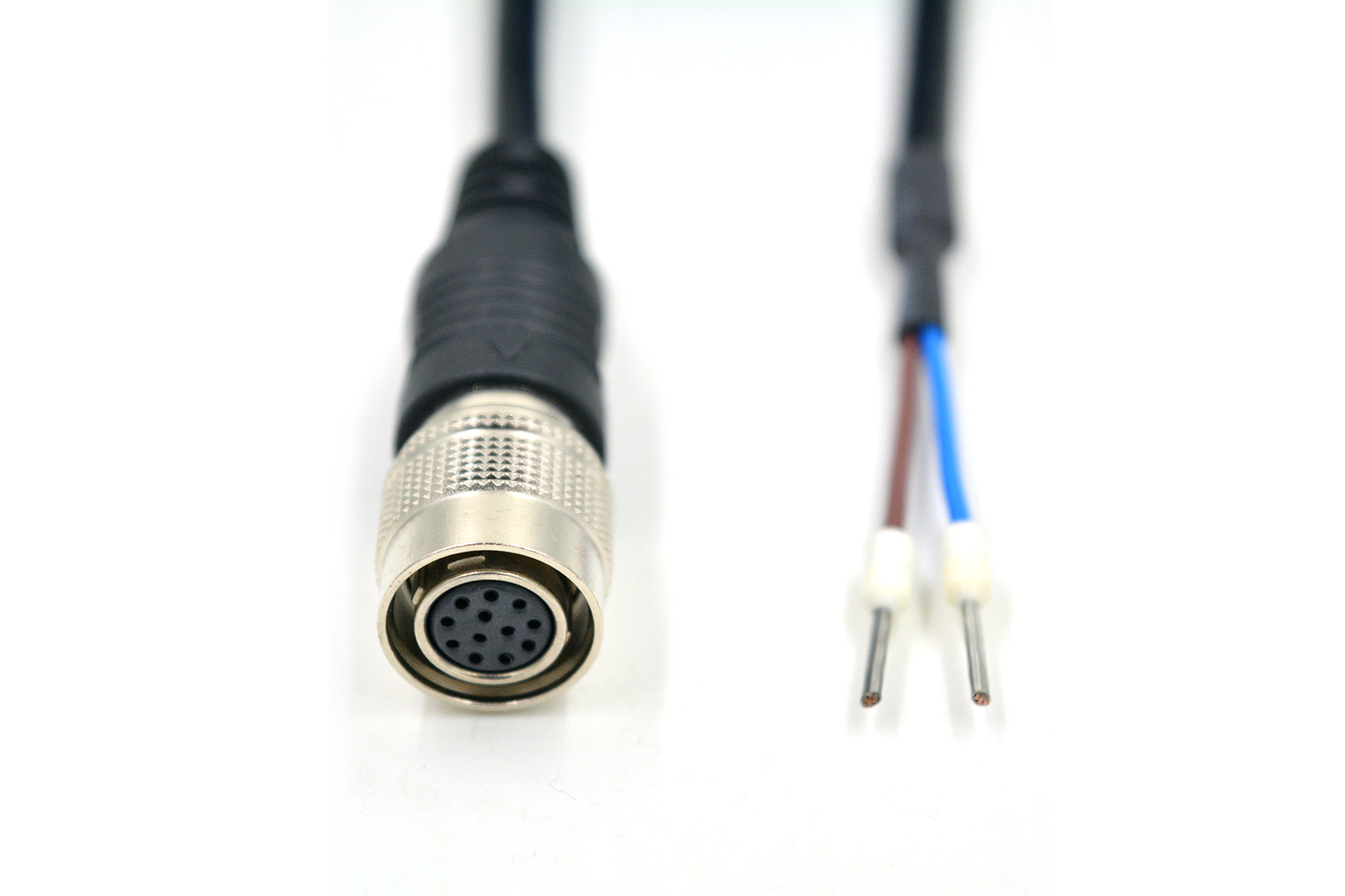 HR10A-12P-12S 2-Pin Netzkabel für Industriekameras