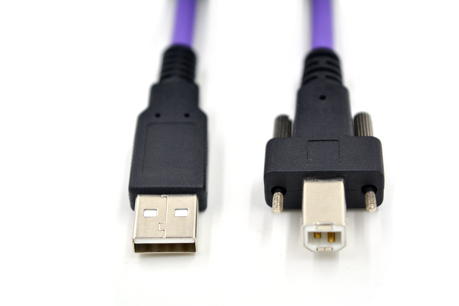 USB2.0 Typ-A bis Typ-B Kabel mit Feststellschrauben