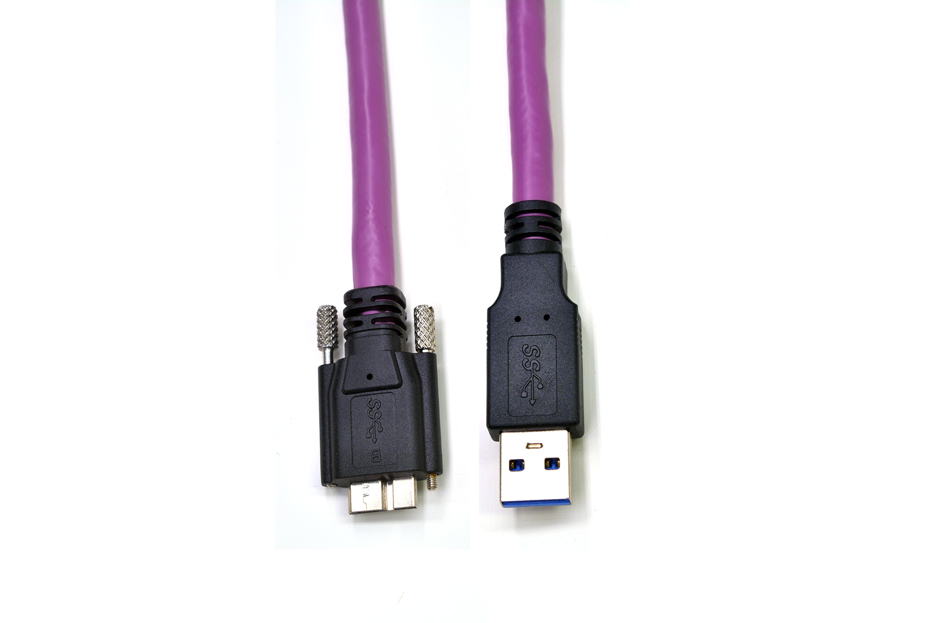 USB3.0 Typ-A auf Micro-B Kabel mit Feststellschrauben